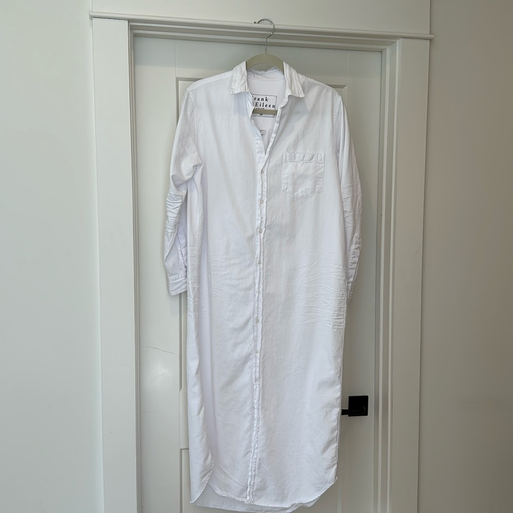Frank & Eileen Rory Dress
Famous Denim in White Size M